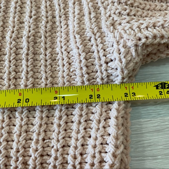 Aerie Oversized Turtleneck Sweater Knit Pink XS - Picture 8 of 10